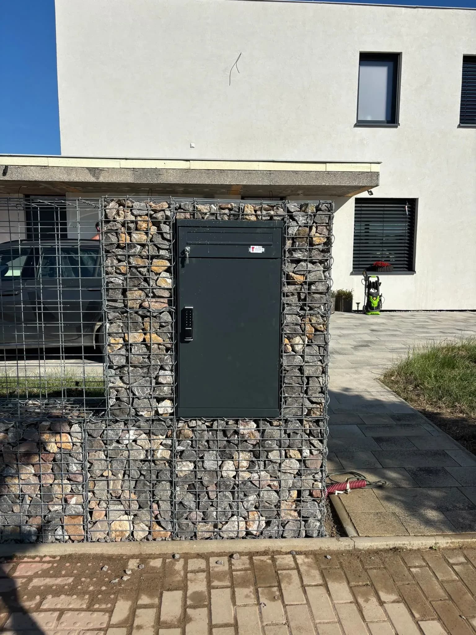 Gabionový plot — realizace na klíč od FRIMATSTAVO